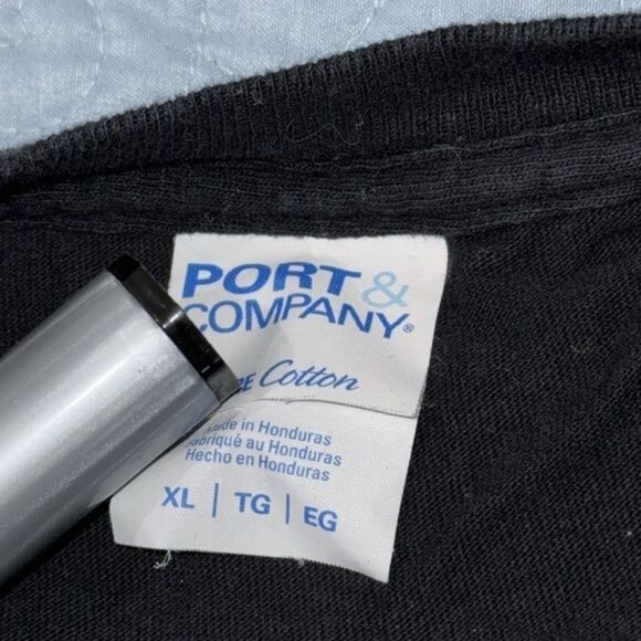 Knotts Scary Farm Black T-Shirt XL Port & Company 100% Cotton - Picture 2 of 5